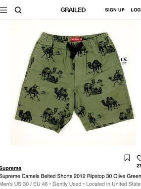 Supreme Shorts for Men on Sale up to 90% Off: Poshmark